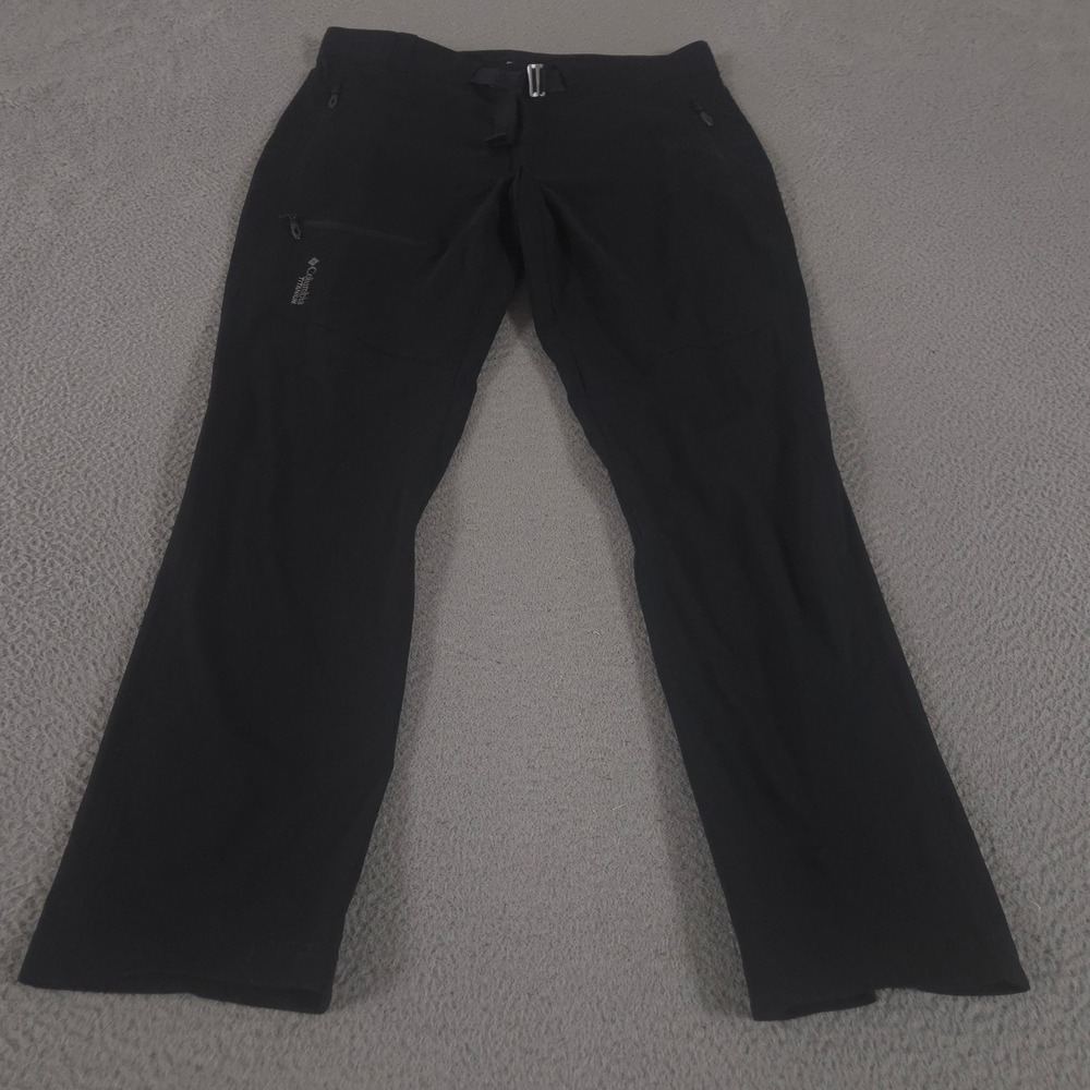 Columbia Pants Mens 36x32 Black Titan Pass Straight Leg Titanium Stretch Belted